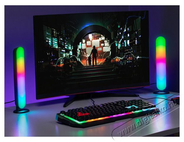 Tracer TRAOSW47245 Ambience Smart Flow 5 W/12 h&aacute;tt&eacute;rvil&aacute;g&iacute;t&aacute;si m&oacute;d/RGB vil&aacute;g&iacute;t&aacute;s/fekete/gamer/asztali l&aacute;mpa szett H&aacute;ztart&aacute;s / Otthon / K&uuml;lt&eacute;r - Vil&aacute;g&iacute;t&aacute;s / elektromoss&aacute;g - Asztali l&aacute;mpa - 514950