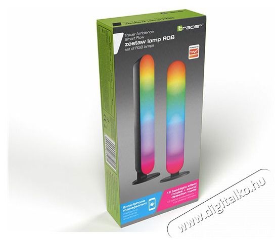 Tracer TRAOSW47245 Ambience Smart Flow 5 W/12 h&aacute;tt&eacute;rvil&aacute;g&iacute;t&aacute;si m&oacute;d/RGB vil&aacute;g&iacute;t&aacute;s/fekete/gamer/asztali l&aacute;mpa szett H&aacute;ztart&aacute;s / Otthon / K&uuml;lt&eacute;r - Vil&aacute;g&iacute;t&aacute;s / elektromoss&aacute;g - Asztali l&aacute;mpa - 514950