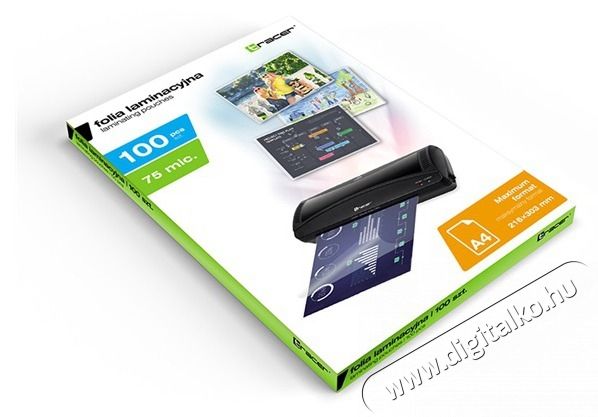 Tracer TRANIS46463 Promo A4 75mic 100db-os dupla lamin&aacute;l&oacute; f&oacute;lia Iroda &eacute;s sz&aacute;m&iacute;t&aacute;stechnika - Pap&iacute;r kezelő term&eacute;k - Lamin&aacute;l&oacute; f&oacute;lia - 516230