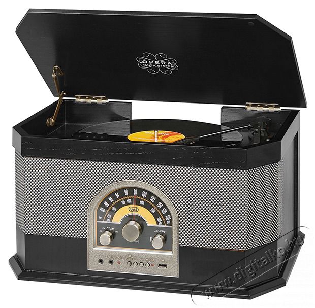 Trevi TT 1040 BLACK LEMEZJ&Aacute;TSZ&Oacute; Audio-Video / Hifi / Multim&eacute;dia - Bakelit lemezj&aacute;tsz&oacute; - Bakelit lemezj&aacute;tsz&oacute; - 468166