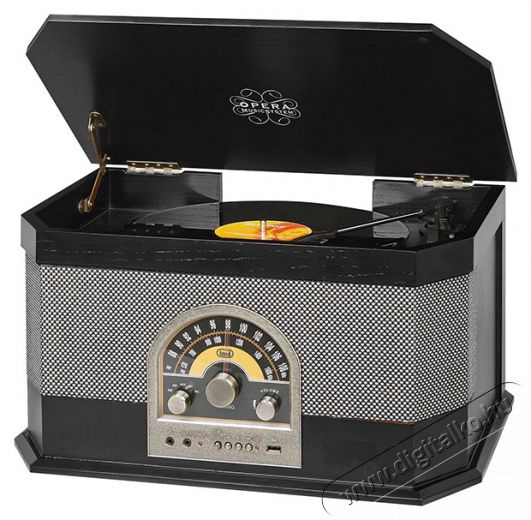 Trevi TT 1040 BLACK LEMEZJ&Aacute;TSZ&Oacute; Audio-Video / Hifi / Multim&eacute;dia - Bakelit lemezj&aacute;tsz&oacute; - Bakelit lemezj&aacute;tsz&oacute; - 468166