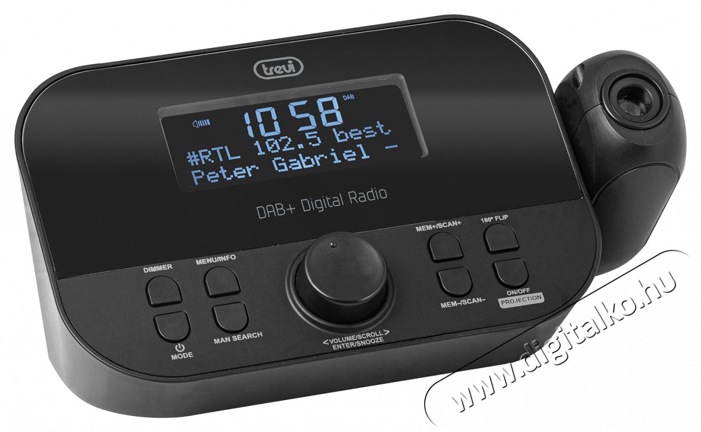 Trevi RC 85D8 projektoros fekete &oacute;r&aacute;s r&aacute;di&oacute; Audio-Video / Hifi / Multim&eacute;dia - R&aacute;di&oacute; / &oacute;r&aacute;s r&aacute;di&oacute; - &Eacute;bresztő&oacute;r&aacute;s r&aacute;di&oacute; - 476880