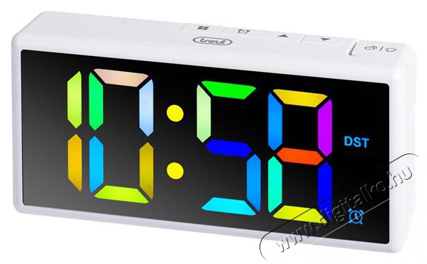 Trevi EC 886 White digit&aacute;lis feh&eacute;r &eacute;bresztő&oacute;ra H&aacute;ztart&aacute;s / Otthon / K&uuml;lt&eacute;r - &Oacute;ra - &Eacute;bresztő&oacute;ra - 500441