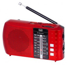 Trevi RA 7F20 akkumulátoros BT/USB piros rádió Audio-Video / Hifi / Multimédia - Rádió / órás rádió - Asztali rádió - 507494