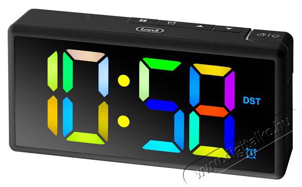 Trevi EC 886 Black digit&aacute;lis fekete &eacute;bresztő&oacute;ra H&aacute;ztart&aacute;s / Otthon / K&uuml;lt&eacute;r - &Oacute;ra - &Eacute;bresztő&oacute;ra - 508850