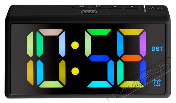 Trevi EC 886 Black digit&aacute;lis fekete &eacute;bresztő&oacute;ra H&aacute;ztart&aacute;s / Otthon / K&uuml;lt&eacute;r - &Oacute;ra - &Eacute;bresztő&oacute;ra - 508850