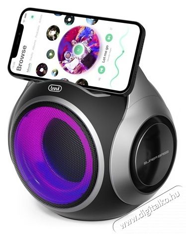 Trevi XR 8A202 fekete Bluetooth hangsz&oacute;r&oacute; Audio-Video / Hifi / Multim&eacute;dia - Hordozhat&oacute;, vezet&eacute;k n&eacute;lk&uuml;li / bluetooth hangsug&aacute;rz&oacute; - Hordozhat&oacute;, vezet&eacute;k n&eacute;lk&uuml;li / bluetooth hangsug&aacute;rz&oacute; - 508931