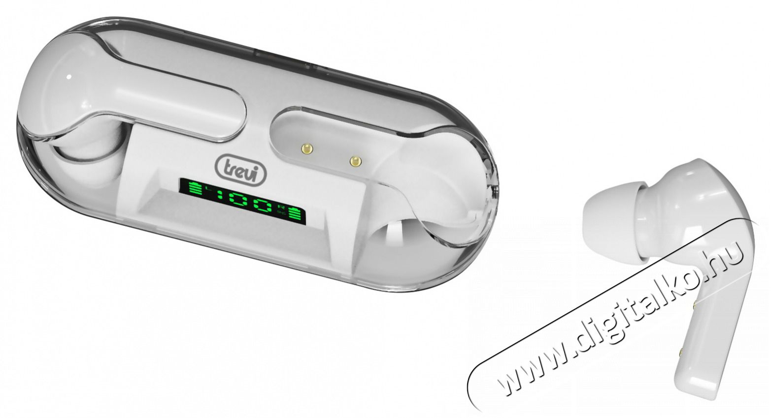 Trevi HMP 12E08 True Wireless Bluetooth feh&eacute;r f&uuml;lhallgat&oacute; Audio-Video / Hifi / Multim&eacute;dia - F&uuml;l &eacute;s Fejhallgat&oacute;k - F&uuml;lhallgat&oacute; - 515881