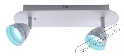 TRIO 850010231 Gemini feh&eacute;r 2-es mennyezeti spot l&aacute;mpa H&aacute;ztart&aacute;s / Otthon / K&uuml;lt&eacute;r - Vil&aacute;g&iacute;t&aacute;s / elektromoss&aacute;g - Fali / mennyezeti l&aacute;mpa - 388076