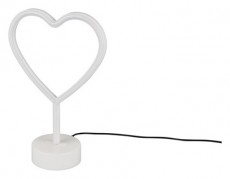 TRIO R55210101 Heart 30,5 cm USB asztali l&aacute;mpa H&aacute;ztart&aacute;s / Otthon / K&uuml;lt&eacute;r - Vil&aacute;g&iacute;t&aacute;s / elektromoss&aacute;g - Asztali l&aacute;mpa - 388230