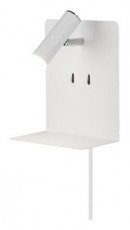 TRIO 2225570231 3000K/240lm/IP20/feh&eacute;r USB-s LED Fali l&aacute;mpa H&aacute;ztart&aacute;s / Otthon / K&uuml;lt&eacute;r - Vil&aacute;g&iacute;t&aacute;s / elektromoss&aacute;g - Fali / mennyezeti l&aacute;mpa - 392812