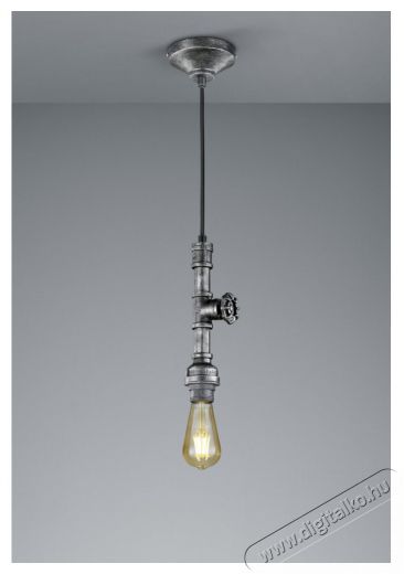 TRIO 307000188 GOTHAM 1 x E27 antik ez&uuml;st f&eacute;m 1 &aacute;g&uacute; f&uuml;ggeszt&eacute;k H&aacute;ztart&aacute;s / Otthon / K&uuml;lt&eacute;r - Vil&aacute;g&iacute;t&aacute;s / elektromoss&aacute;g - Fali / mennyezeti l&aacute;mpa - 395029