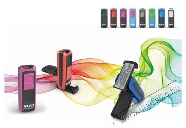 TRODAT Pocket Printy 9511 pink/t&uuml;rkiz b&eacute;lyegző Iroda &eacute;s sz&aacute;m&iacute;t&aacute;stechnika - Nyomtat&oacute; - Kieg&eacute;sz&iacute;tő - 390420