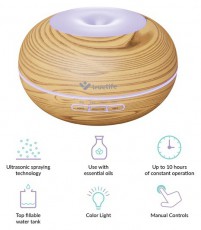TRUELIFE AIR Diffuser D5 Light diff&uacute;zor Sz&eacute;ps&eacute;g&aacute;pol&aacute;s / Eg&eacute;szs&eacute;g - L&eacute;gtiszt&iacute;t&oacute; / p&aacute;r&aacute;s&iacute;t&oacute; / p&aacute;r&aacute;tlan&iacute;t&oacute; - P&aacute;r&aacute;s&iacute;t&oacute; - 481101