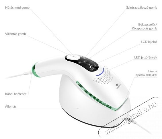 TRUELIFE BELLE IPL E5 epil&aacute;tor Sz&eacute;ps&eacute;g&aacute;pol&aacute;s / Eg&eacute;szs&eacute;g - Szőrtelen&iacute;tő / borotva - Női szőrtelen&iacute;tő - 484221