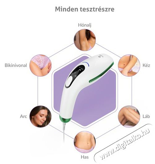 TRUELIFE BELLE IPL E5 epil&aacute;tor Sz&eacute;ps&eacute;g&aacute;pol&aacute;s / Eg&eacute;szs&eacute;g - Szőrtelen&iacute;tő / borotva - Női szőrtelen&iacute;tő - 484221