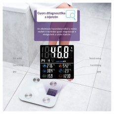 TRUELIFE FitScale W6 BT Bluetooth okosm&eacute;rleg Sz&eacute;ps&eacute;g&aacute;pol&aacute;s / Eg&eacute;szs&eacute;g - M&eacute;rleg - Szem&eacute;ly m&eacute;rleg - 480512