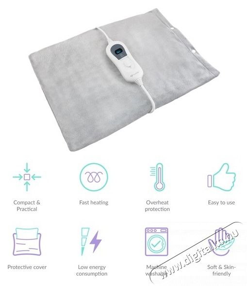 TRUELIFE HeatBlanket 0403 elektromos takar&oacute; Sz&eacute;ps&eacute;g&aacute;pol&aacute;s / Eg&eacute;szs&eacute;g - Meleg&iacute;t&eacute;s - Elektromos &aacute;gymeleg&iacute;tő - 480773