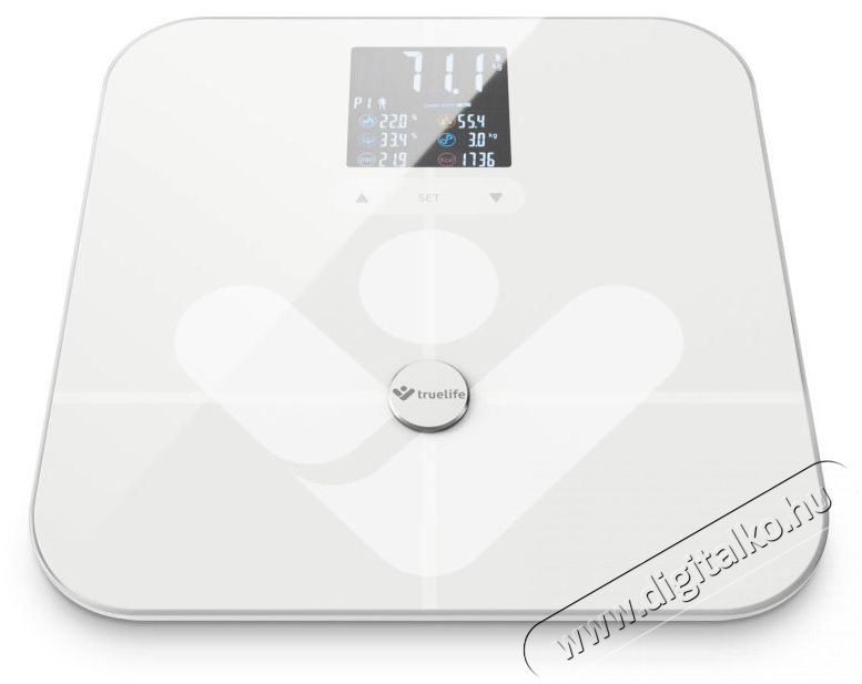 TRUELIFE FitScale W7 BT White Bluetooth okosm&eacute;rleg Sz&eacute;ps&eacute;g&aacute;pol&aacute;s / Eg&eacute;szs&eacute;g - M&eacute;rleg - Szem&eacute;ly m&eacute;rleg - 485901