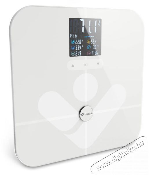 TRUELIFE FitScale W7 BT White Bluetooth okosm&eacute;rleg Sz&eacute;ps&eacute;g&aacute;pol&aacute;s / Eg&eacute;szs&eacute;g - M&eacute;rleg - Szem&eacute;ly m&eacute;rleg - 485901