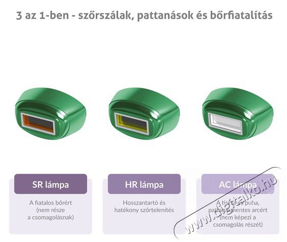 TRUELIFE BELLE IPL E3 epil&aacute;tor Sz&eacute;ps&eacute;g&aacute;pol&aacute;s / Eg&eacute;szs&eacute;g - Szőrtelen&iacute;tő / borotva - Női szőrtelen&iacute;tő - 501810