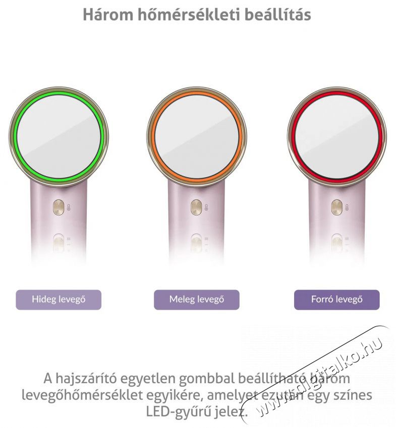 TRUELIFE HairDryer D6 Sz&eacute;ps&eacute;g&aacute;pol&aacute;s / Eg&eacute;szs&eacute;g - Haj&aacute;pol&aacute;s - Hajsz&aacute;r&iacute;t&oacute; - 510710