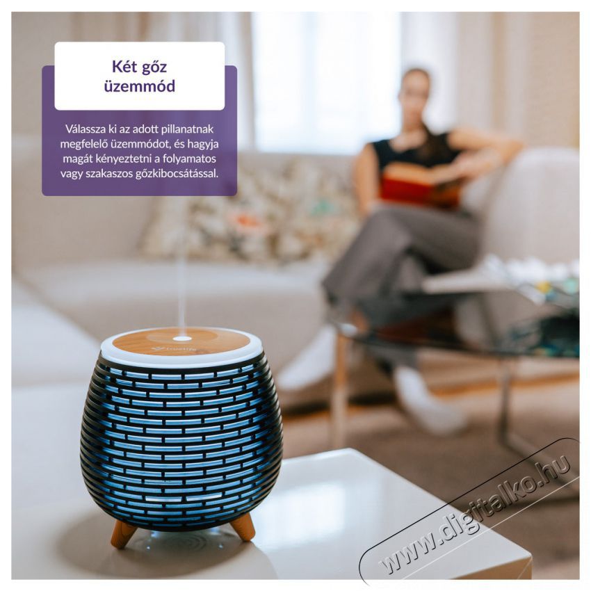 TRUELIFE AIR Diffuser D4 Aroma diff&uacute;zor Sz&eacute;ps&eacute;g&aacute;pol&aacute;s / Eg&eacute;szs&eacute;g - L&eacute;gtiszt&iacute;t&oacute; / p&aacute;r&aacute;s&iacute;t&oacute; / p&aacute;r&aacute;tlan&iacute;t&oacute; - P&aacute;r&aacute;s&iacute;t&oacute; - 526519