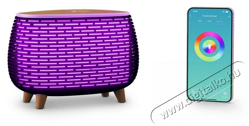TRUELIFE AIR Diffuser D6 Aroma diff&uacute;zor Sz&eacute;ps&eacute;g&aacute;pol&aacute;s / Eg&eacute;szs&eacute;g - L&eacute;gtiszt&iacute;t&oacute; / p&aacute;r&aacute;s&iacute;t&oacute; / p&aacute;r&aacute;tlan&iacute;t&oacute; - P&aacute;r&aacute;s&iacute;t&oacute; - 526520