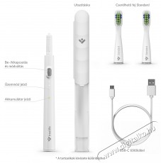 TRUELIFE SonicBrush Slim20 White Elektromos fogkefe Sz&eacute;ps&eacute;g&aacute;pol&aacute;s / Eg&eacute;szs&eacute;g - Sz&aacute;j / fog &aacute;pol&aacute;s - Elektromos fogkefe - 526515