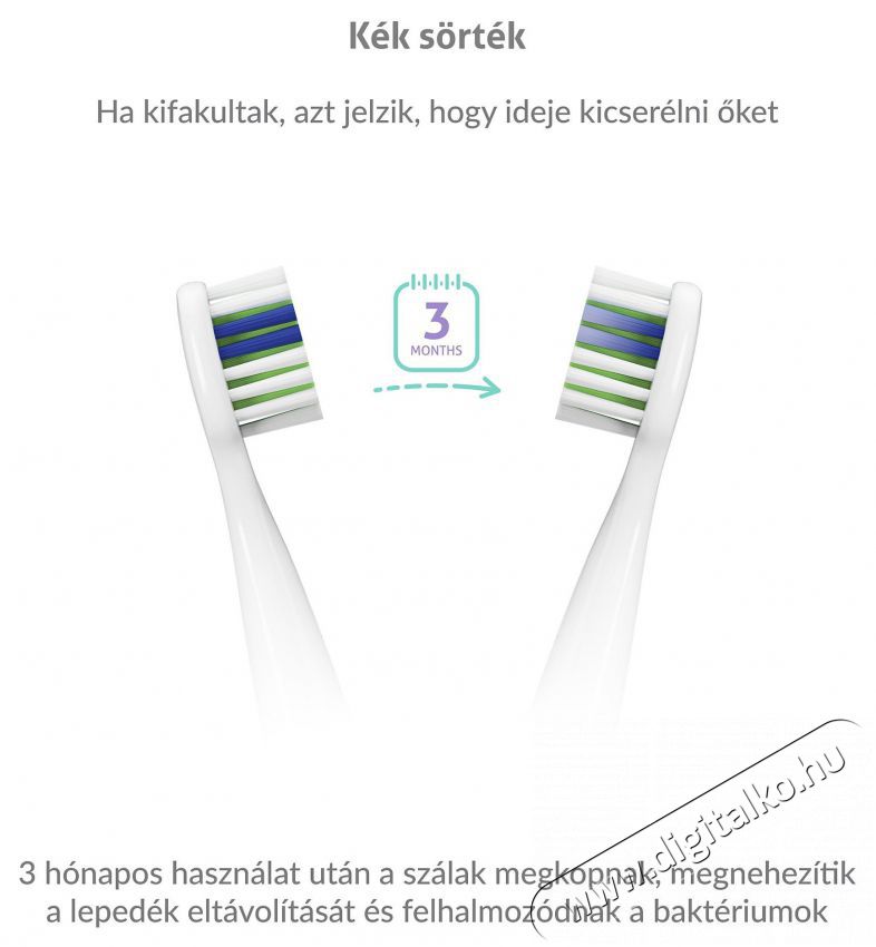 TRUELIFE SonicBrush Slim20 White Elektromos fogkefe Sz&eacute;ps&eacute;g&aacute;pol&aacute;s / Eg&eacute;szs&eacute;g - Sz&aacute;j / fog &aacute;pol&aacute;s - Elektromos fogkefe - 526515