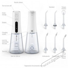 TRUELIFE AquaFloss Compact L100 Elektromos sz&aacute;jzuhany Sz&eacute;ps&eacute;g&aacute;pol&aacute;s / Eg&eacute;szs&eacute;g - Sz&aacute;j / fog &aacute;pol&aacute;s - Sz&aacute;jzuhany - 530302