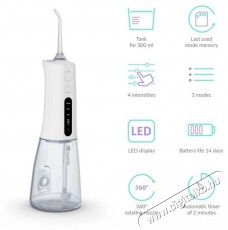 TRUELIFE AquaFloss Compact L100 Elektromos sz&aacute;jzuhany Sz&eacute;ps&eacute;g&aacute;pol&aacute;s / Eg&eacute;szs&eacute;g - Sz&aacute;j / fog &aacute;pol&aacute;s - Sz&aacute;jzuhany - 530302