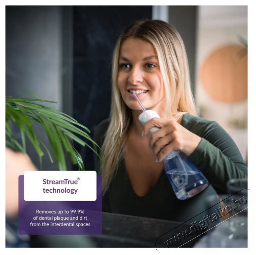 TRUELIFE AquaFloss Compact L100 Elektromos sz&aacute;jzuhany Sz&eacute;ps&eacute;g&aacute;pol&aacute;s / Eg&eacute;szs&eacute;g - Sz&aacute;j / fog &aacute;pol&aacute;s - Sz&aacute;jzuhany - 530302