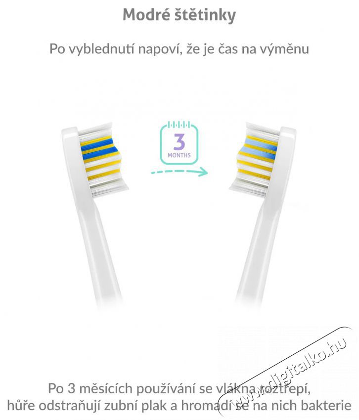 TRUELIFE SonicBrush Compact Duo Elektromos fogkefe Sz&eacute;ps&eacute;g&aacute;pol&aacute;s / Eg&eacute;szs&eacute;g - Sz&aacute;j / fog &aacute;pol&aacute;s - Elektromos fogkefe - 526506