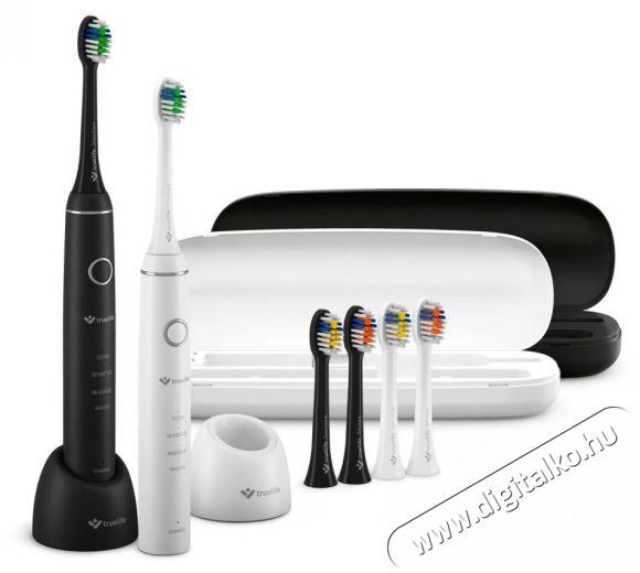 TRUELIFE SonicBrush Compact Duo Elektromos fogkefe Sz&eacute;ps&eacute;g&aacute;pol&aacute;s / Eg&eacute;szs&eacute;g - Sz&aacute;j / fog &aacute;pol&aacute;s - Elektromos fogkefe - 526506