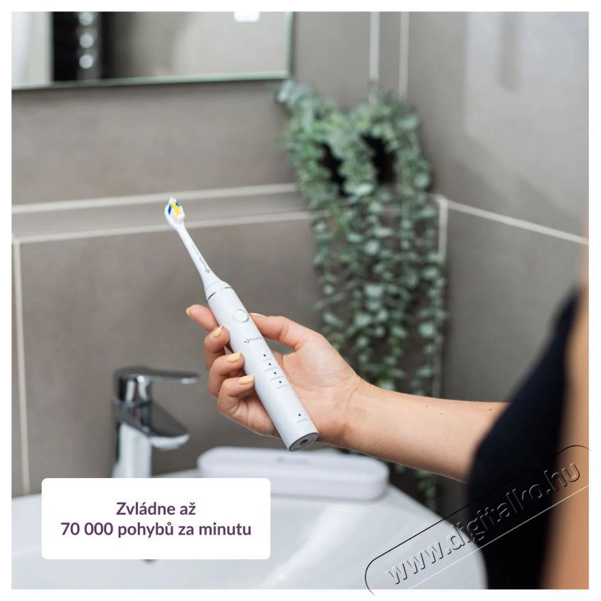 TRUELIFE SonicBrush Compact Duo Elektromos fogkefe Sz&eacute;ps&eacute;g&aacute;pol&aacute;s / Eg&eacute;szs&eacute;g - Sz&aacute;j / fog &aacute;pol&aacute;s - Elektromos fogkefe - 526506