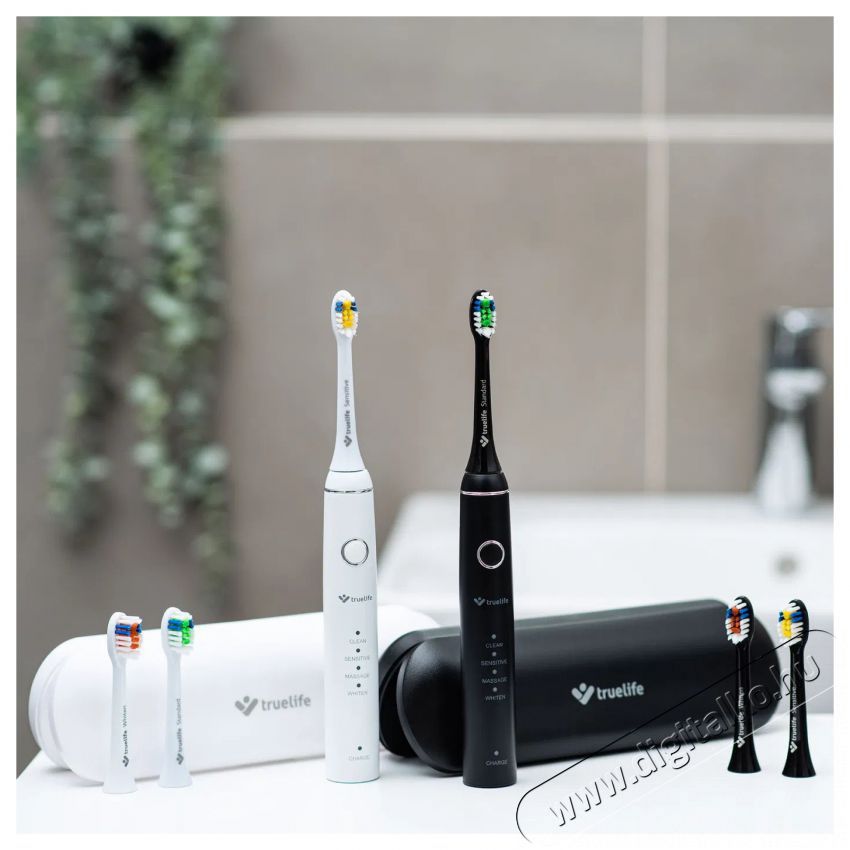 TRUELIFE SonicBrush Compact Duo Elektromos fogkefe Sz&eacute;ps&eacute;g&aacute;pol&aacute;s / Eg&eacute;szs&eacute;g - Sz&aacute;j / fog &aacute;pol&aacute;s - Elektromos fogkefe - 526506