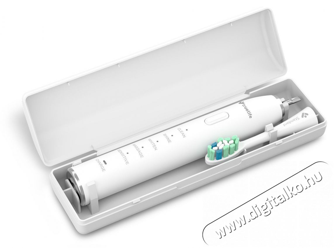TRUELIFE SonicBrush Clean30 Duo Elektromos fogkefe Sz&eacute;ps&eacute;g&aacute;pol&aacute;s / Eg&eacute;szs&eacute;g - Sz&aacute;j / fog &aacute;pol&aacute;s - Elektromos fogkefe - 526497