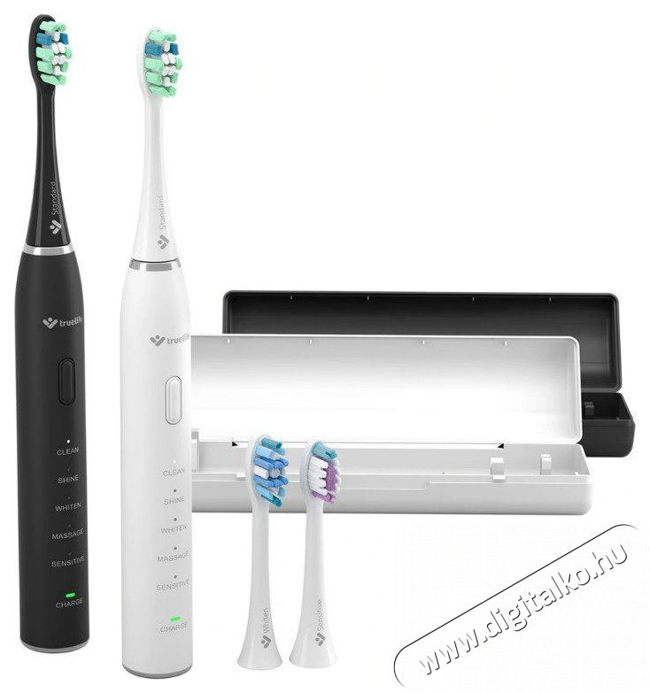 TRUELIFE SonicBrush Clean30 Duo Elektromos fogkefe Sz&eacute;ps&eacute;g&aacute;pol&aacute;s / Eg&eacute;szs&eacute;g - Sz&aacute;j / fog &aacute;pol&aacute;s - Elektromos fogkefe - 526497