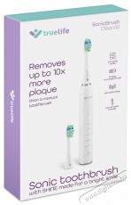 TRUELIFE SonicBrush Clean30 feh&eacute;r Elektromos fogkefe Sz&eacute;ps&eacute;g&aacute;pol&aacute;s / Eg&eacute;szs&eacute;g - Sz&aacute;j / fog &aacute;pol&aacute;s - Elektromos fogkefe - 526498