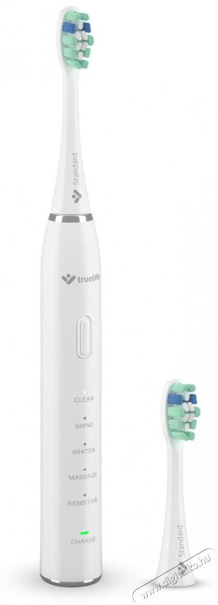 TRUELIFE SonicBrush Clean30 feh&eacute;r Elektromos fogkefe Sz&eacute;ps&eacute;g&aacute;pol&aacute;s / Eg&eacute;szs&eacute;g - Sz&aacute;j / fog &aacute;pol&aacute;s - Elektromos fogkefe - 526498
