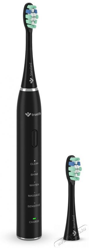 TRUELIFE SonicBrush Clean30, fekete Elektromos fogkefe Sz&eacute;ps&eacute;g&aacute;pol&aacute;s / Eg&eacute;szs&eacute;g - Sz&aacute;j / fog &aacute;pol&aacute;s - Elektromos fogkefe - 526499