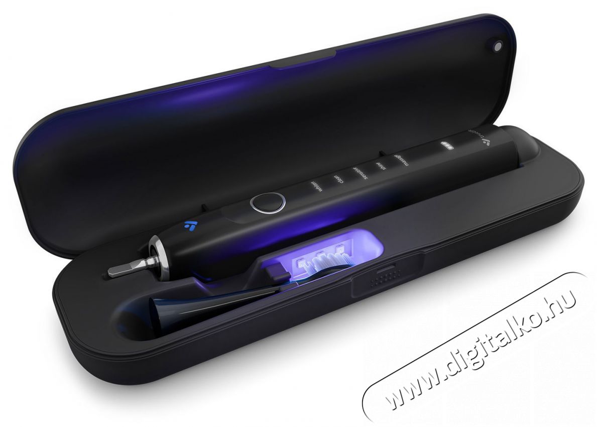 TRUELIFE SonicBrush Clean70 UV Black Elektromos fogkefe Sz&eacute;ps&eacute;g&aacute;pol&aacute;s / Eg&eacute;szs&eacute;g - Sz&aacute;j / fog &aacute;pol&aacute;s - Elektromos fogkefe - 526501