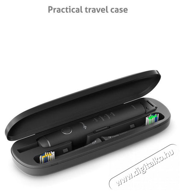 TRUELIFE SonicBrush Compact Black Elektromos fogkefe Sz&eacute;ps&eacute;g&aacute;pol&aacute;s / Eg&eacute;szs&eacute;g - Sz&aacute;j / fog &aacute;pol&aacute;s - Elektromos fogkefe - 526503