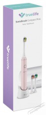TRUELIFE SonicBrush Compact Pink Elektromos fogkefe Sz&eacute;ps&eacute;g&aacute;pol&aacute;s / Eg&eacute;szs&eacute;g - Sz&aacute;j / fog &aacute;pol&aacute;s - Elektromos fogkefe - 526507