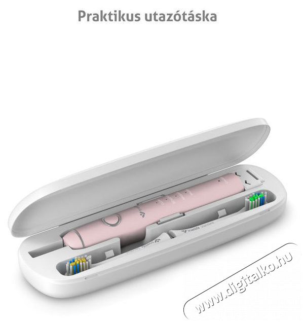TRUELIFE SonicBrush Compact Pink Elektromos fogkefe Sz&eacute;ps&eacute;g&aacute;pol&aacute;s / Eg&eacute;szs&eacute;g - Sz&aacute;j / fog &aacute;pol&aacute;s - Elektromos fogkefe - 526507