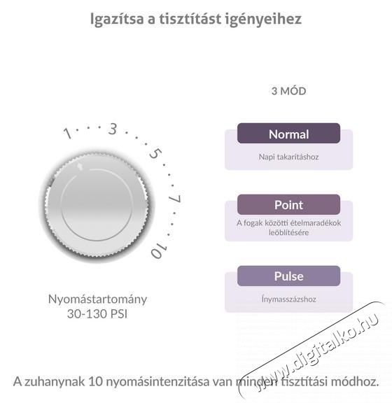 TRUELIFE AquaFloss Station F300 White Elektromos sz&aacute;jzuhany Sz&eacute;ps&eacute;g&aacute;pol&aacute;s / Eg&eacute;szs&eacute;g - Sz&aacute;j / fog &aacute;pol&aacute;s - Sz&aacute;jzuhany - 540552