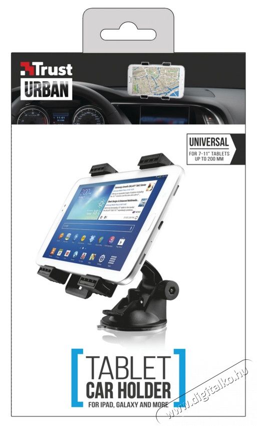 Trust aut&oacute;s tablet &aacute;llv&aacute;ny 7-11" (19735) Mobil / Kommunik&aacute;ci&oacute; / Smart - Tablet / E-book kieg&eacute;sz&iacute;tő, tok - Tart&oacute; / r&ouml;gz&iacute;tő / &aacute;llv&aacute;ny - 313282