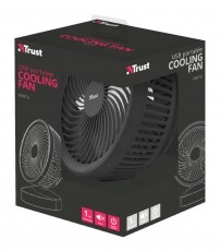 Trust Ventu USB ventil&aacute;tor - fekete (22584) Iroda &eacute;s sz&aacute;m&iacute;t&aacute;stechnika - Notebook kieg&eacute;sz&iacute;tő - USB ventil&aacute;tor - 339674