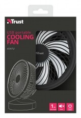 Trust Ventu USB ventil&aacute;tor - fekete (22584) Iroda &eacute;s sz&aacute;m&iacute;t&aacute;stechnika - Notebook kieg&eacute;sz&iacute;tő - USB ventil&aacute;tor - 339674
